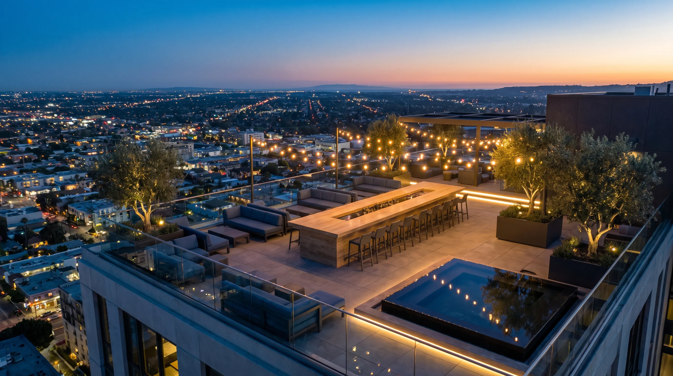 Rooftop bar